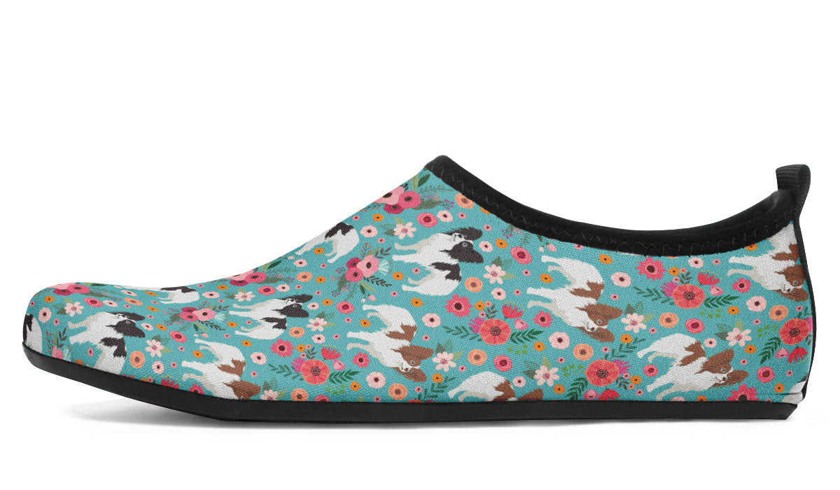 Papillon Flower Aqua Barefoot Shoes