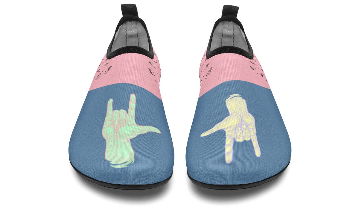 Pastel ASL Aqua Barefoot Shoes