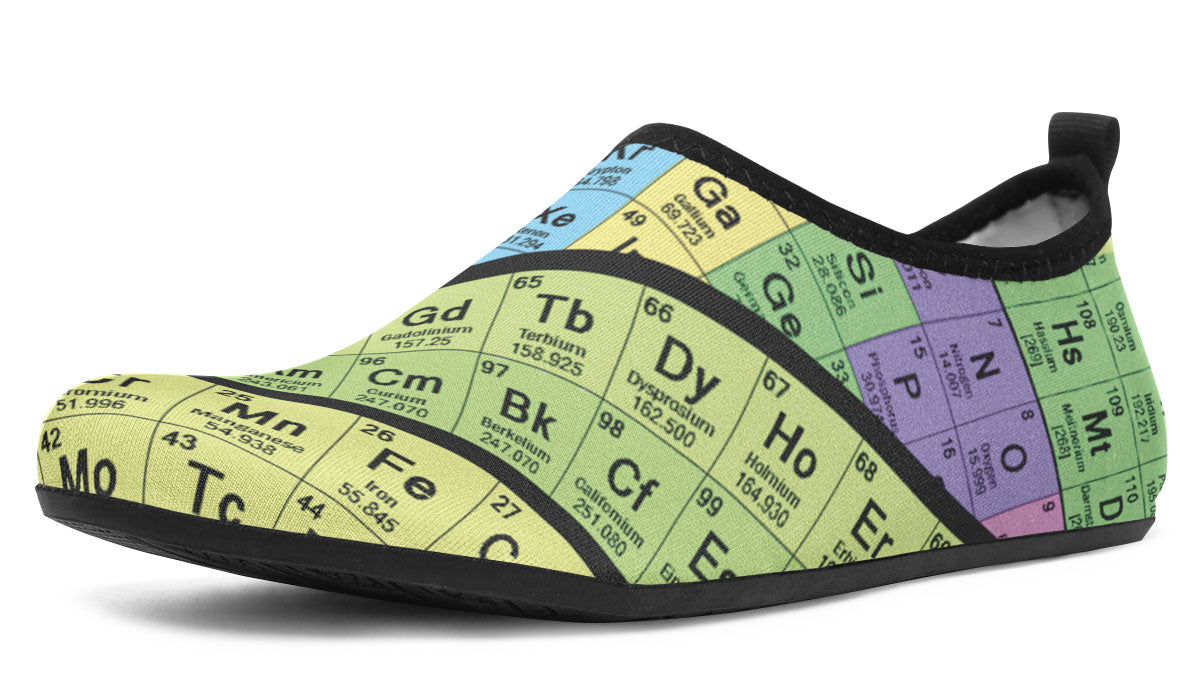 Periodic Table Aqua Barefoot Shoes