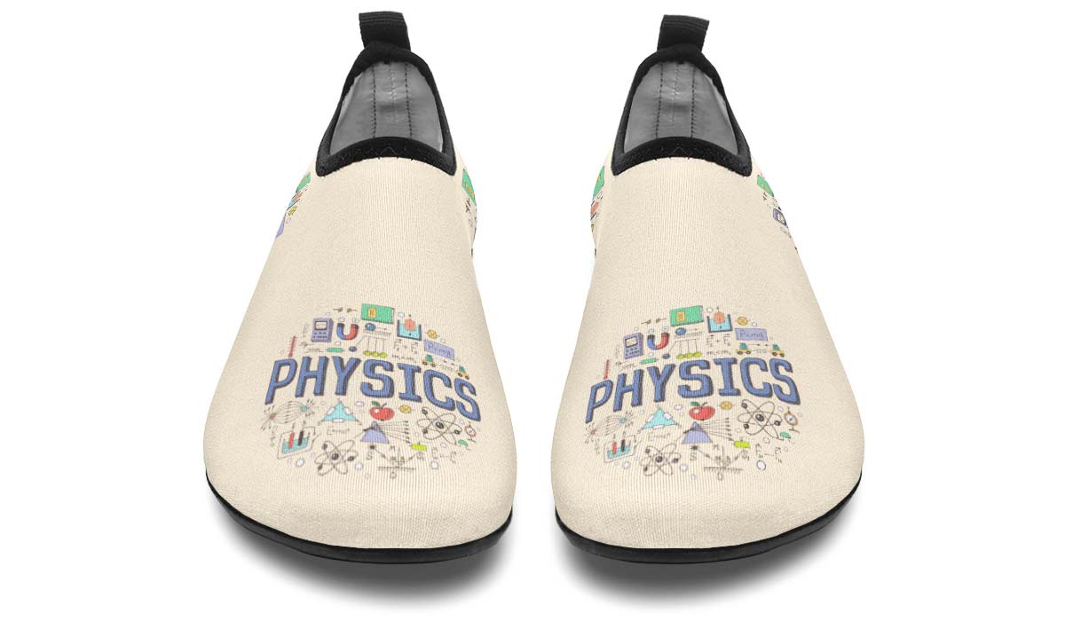 Physics Pattern Aqua Barefoot Shoes