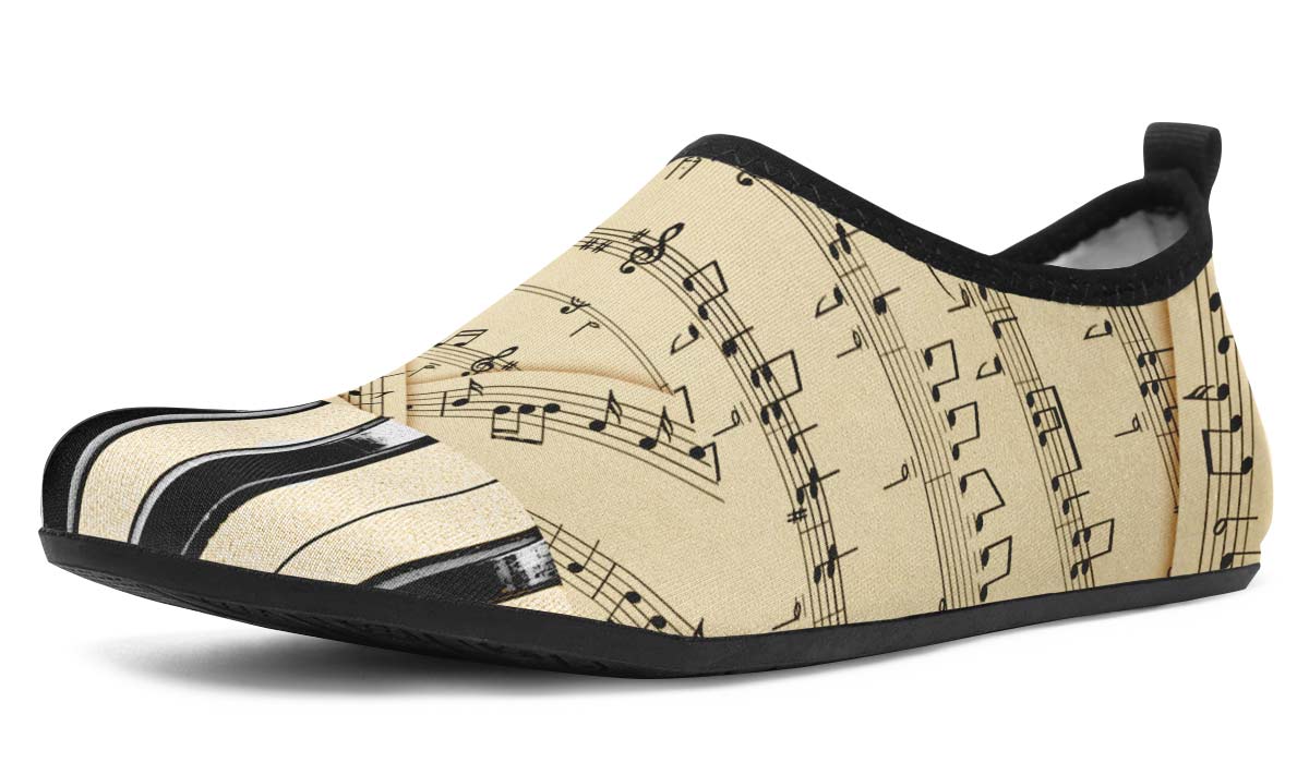Piano Sheet Music Aqua Barefoot Shoes