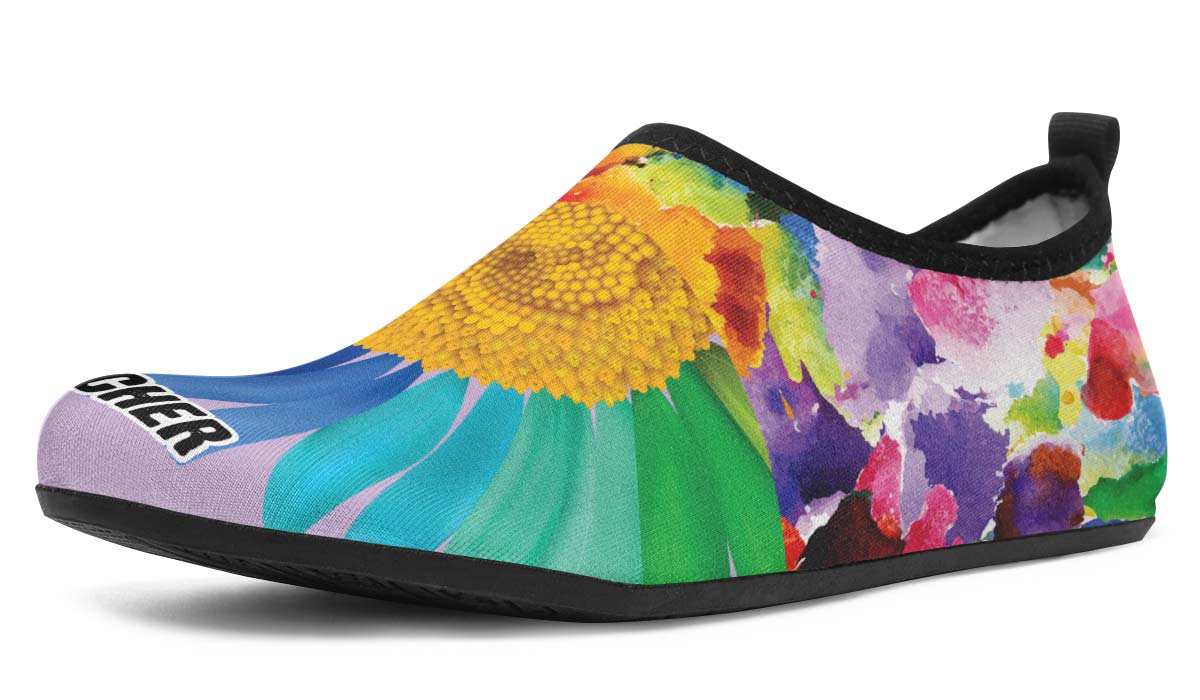 Rainbow Teacher Aqua Barefoot Shoes