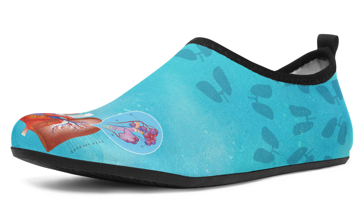 Respiratory System Aqua Barefoot Shoes