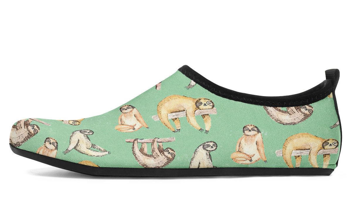 Sloth Lovers Aqua Barefoot Shoes
