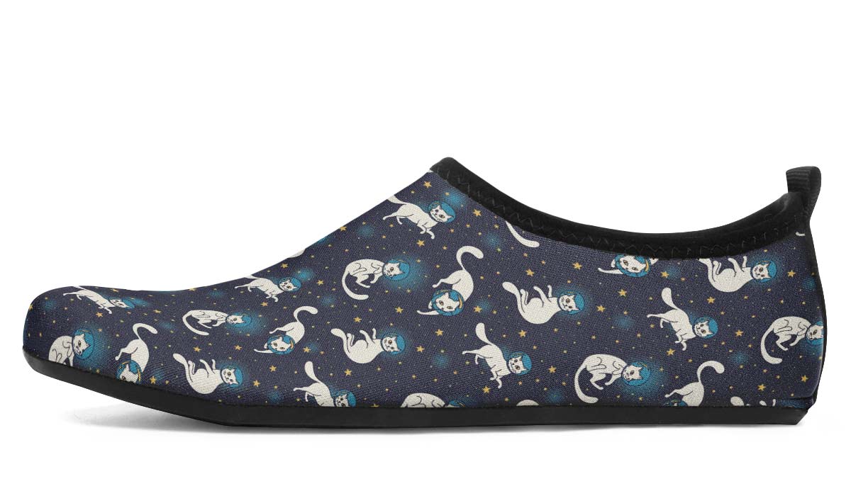 Space Kitty Aqua Barefoot Shoes