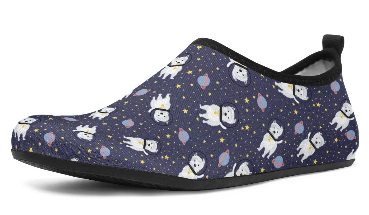 Space Westie Aqua Barefoot Shoes