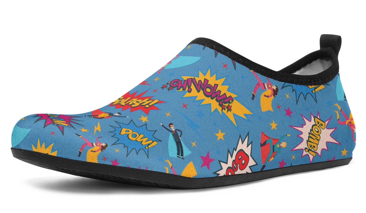 Superhero Occupation Aqua Barefoot Shoes