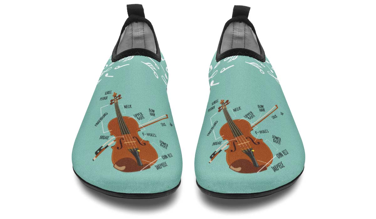 Violin Diagram Aqua Barefoot Shoes