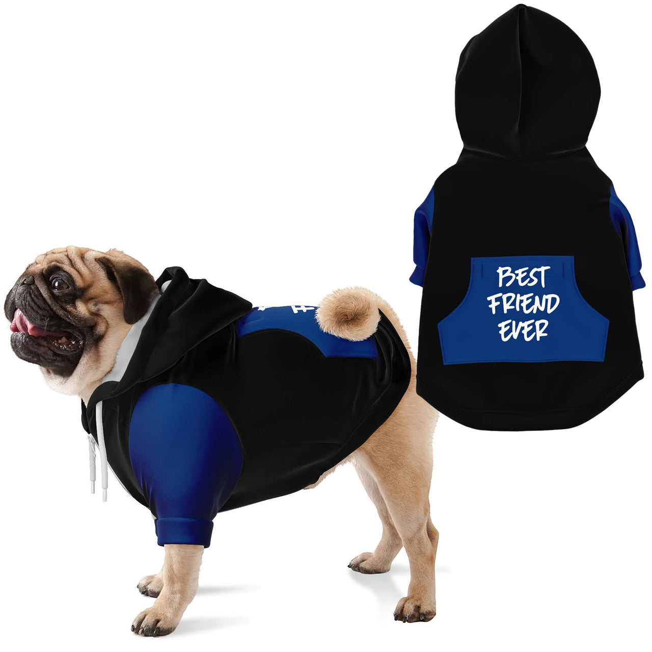 Best Friend Ever Athletic Dog Zip Up