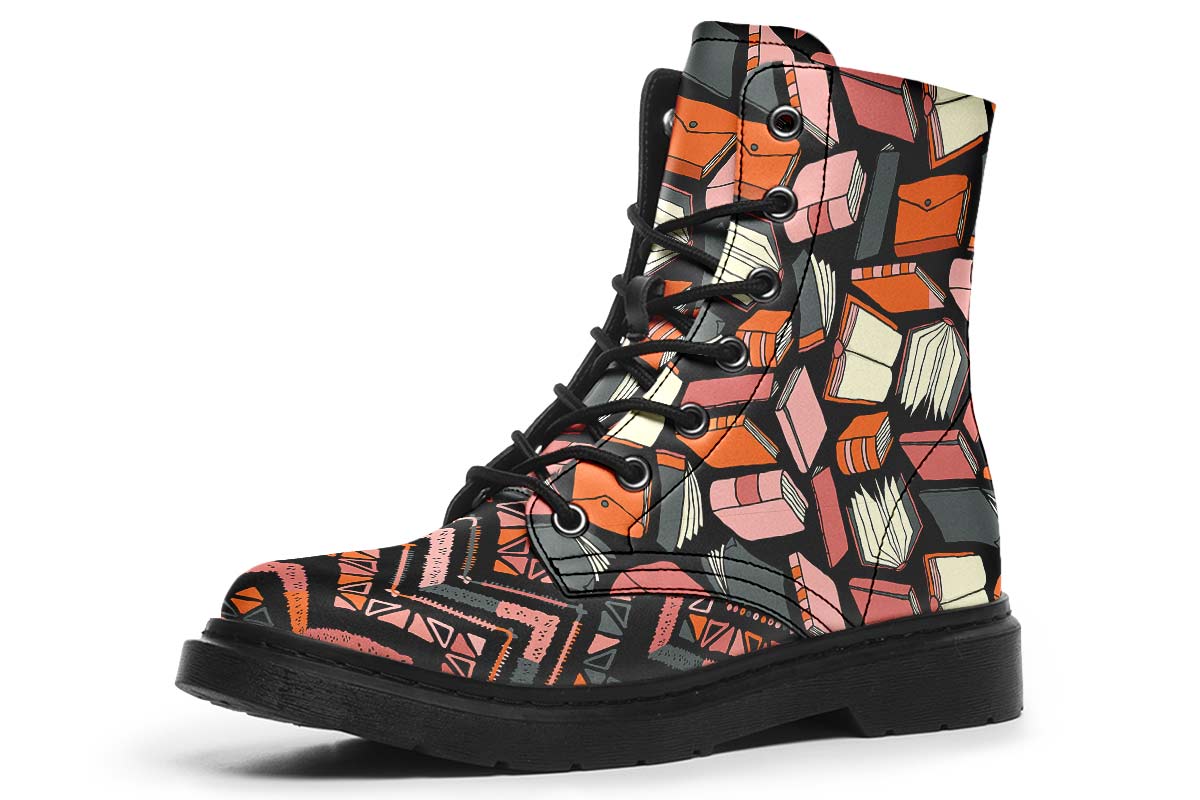 Abstract Books Boots