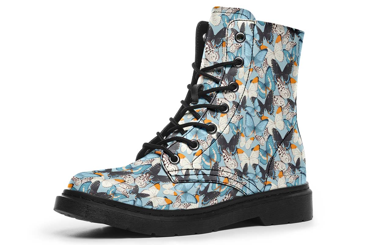 Beautiful Butterfly Pattern Boots