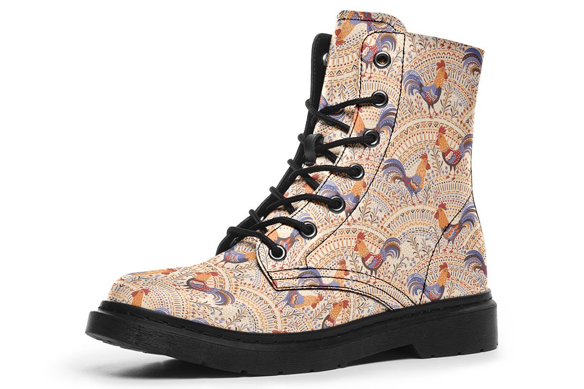 Bohemian Rooster Boots
