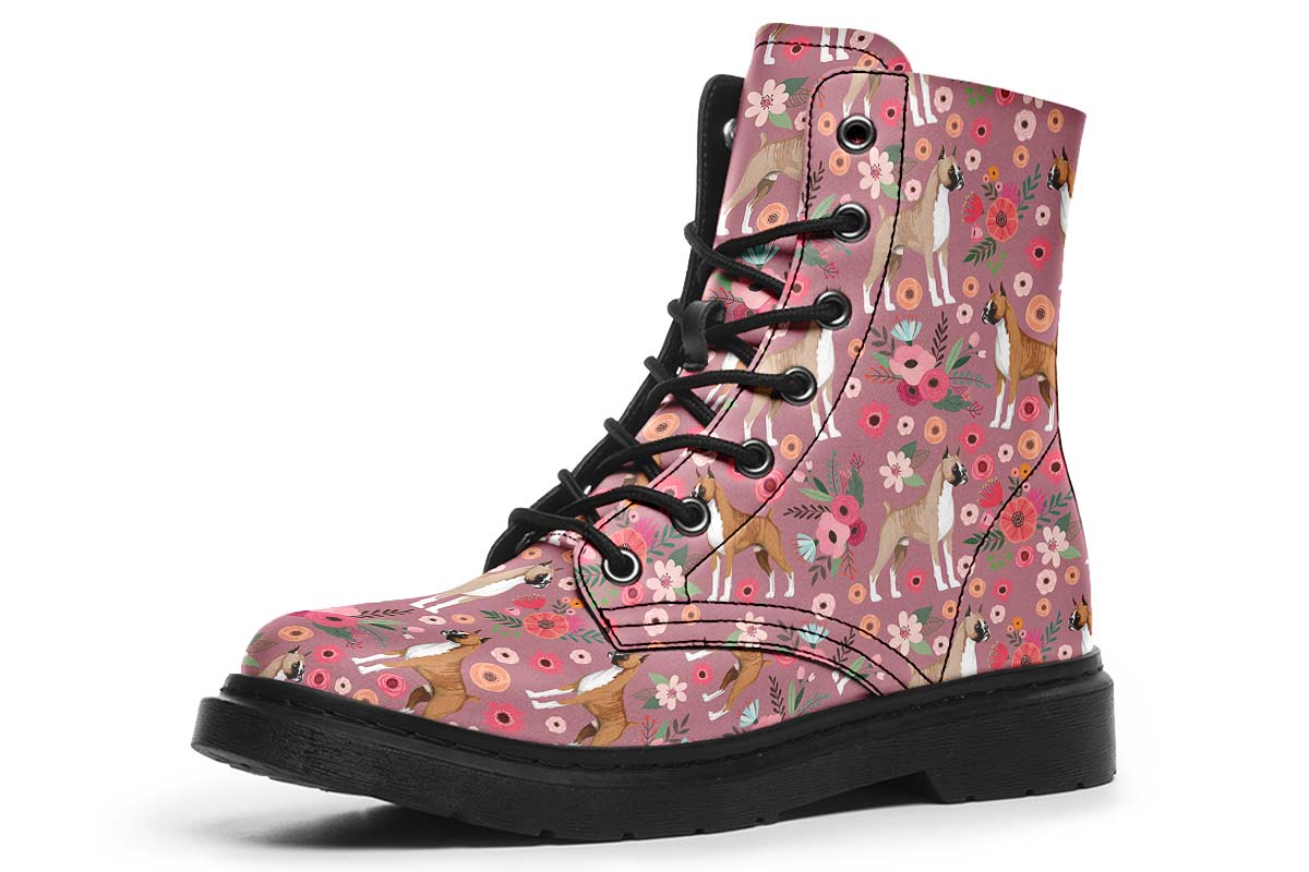 Boxer Flower Boots