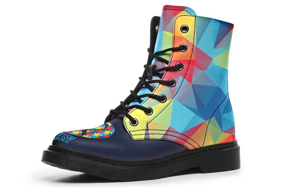 Colorful Autism Boots