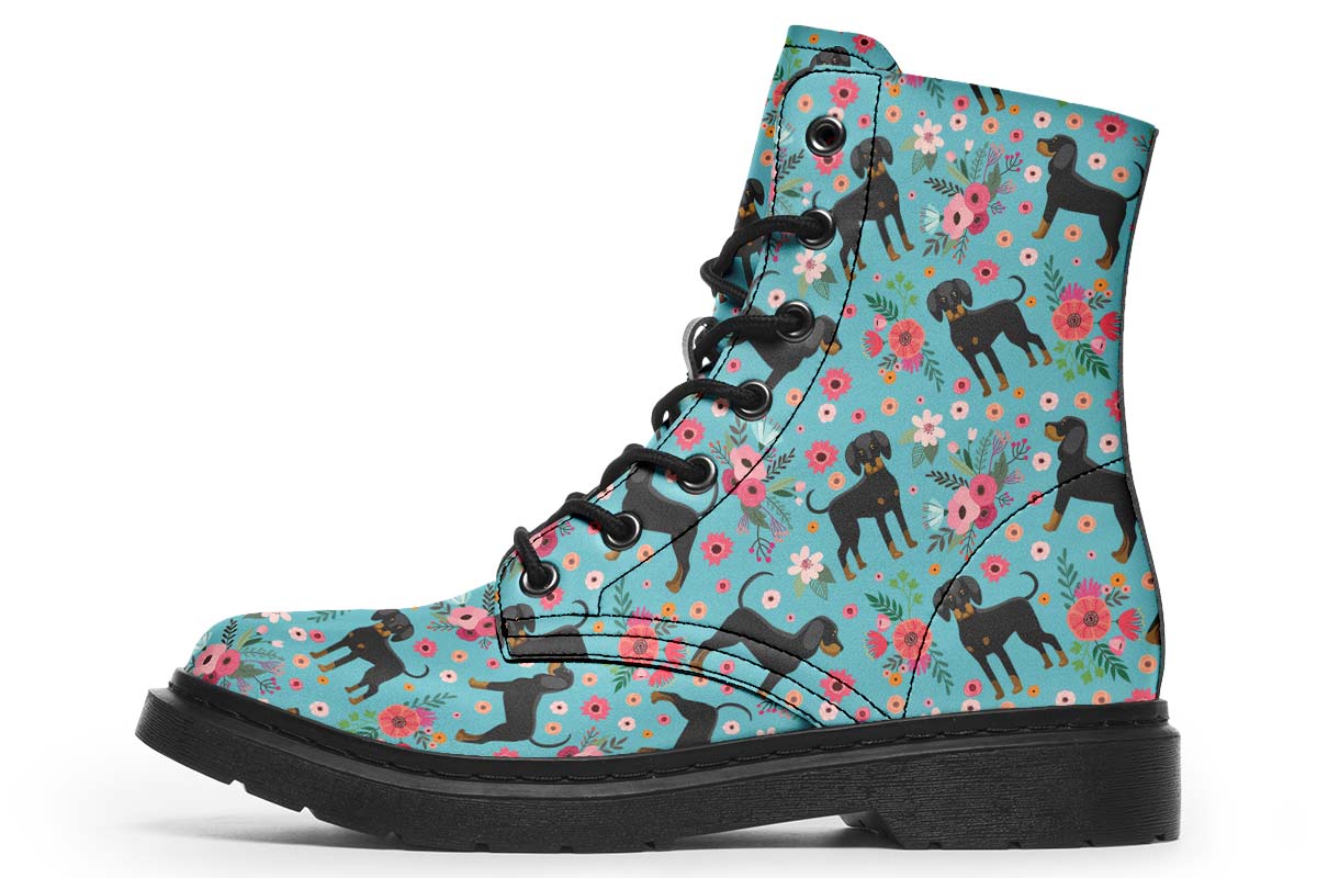 Coon Hound Flower Boots