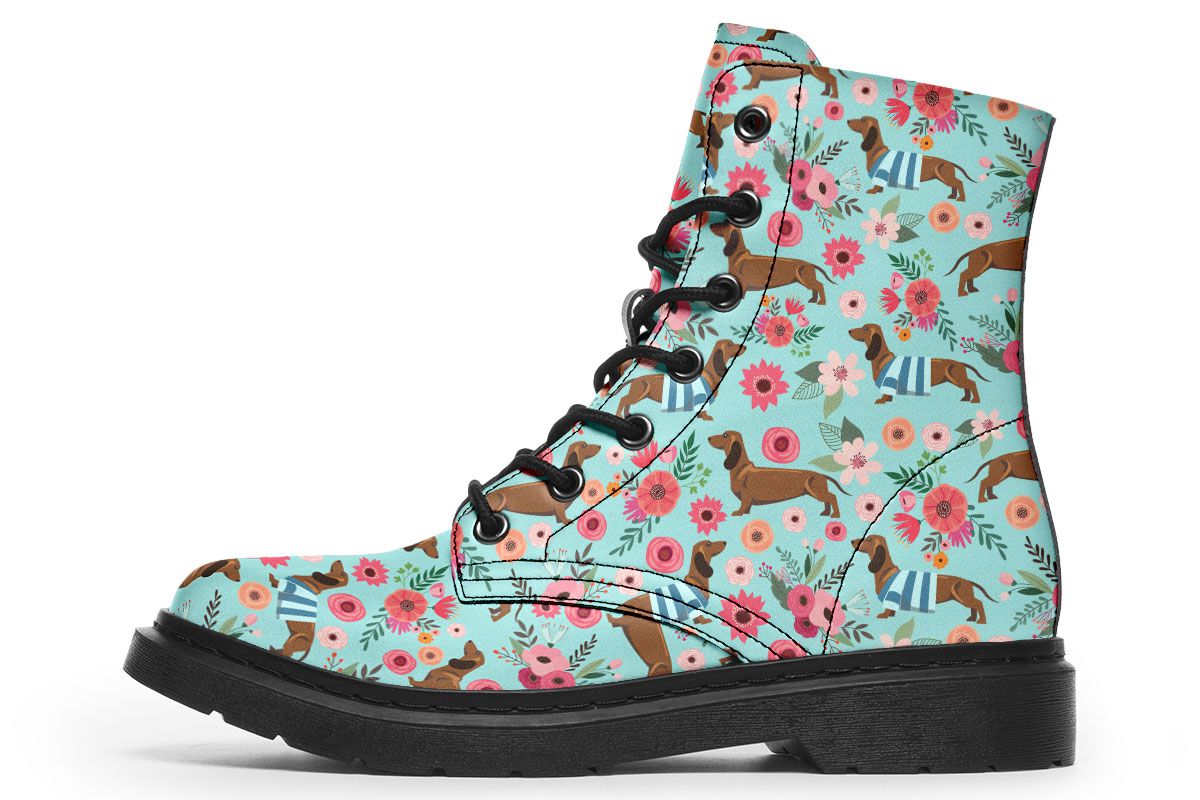 Dachshund Flower Boots