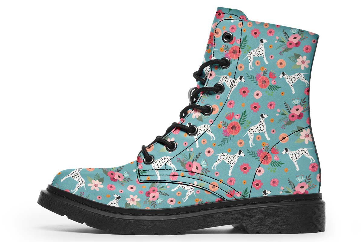 Dalmatian Flower Boots
