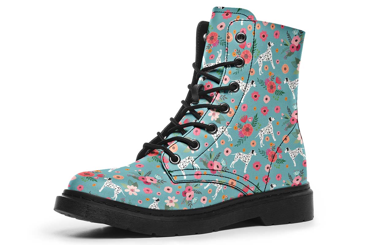Dalmatian Flower Boots