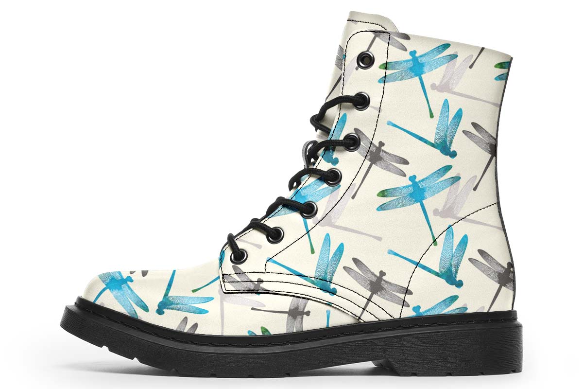 Dragonfly Pattern Boots