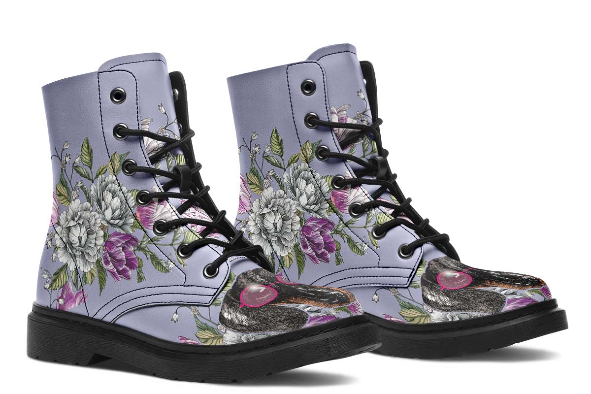 Floral Dachshund Boots
