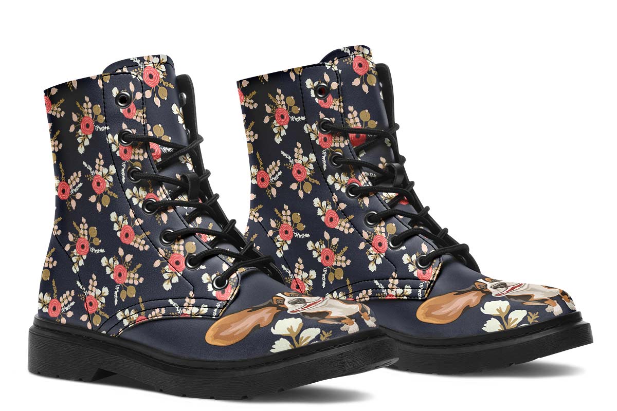 Floral Hound Boots