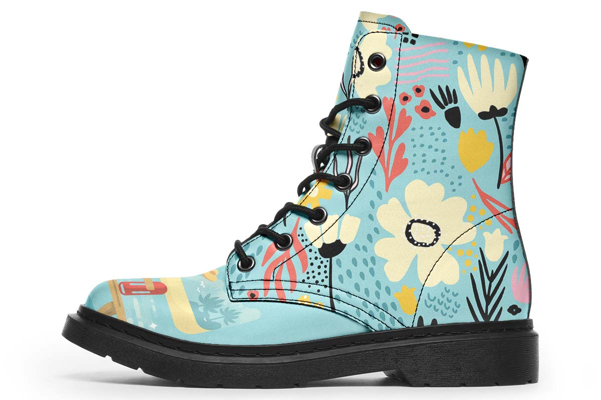 Floral Lifeguard Boots