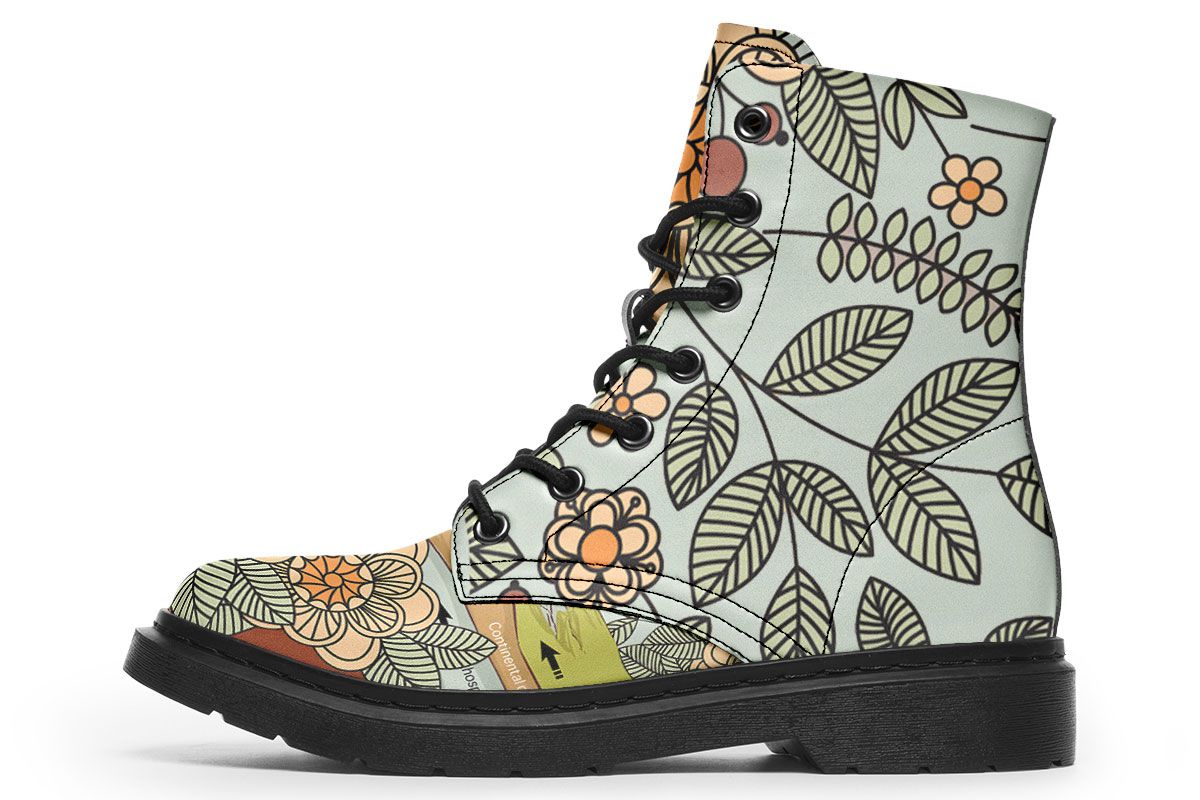 Floral Mountain Range Boots