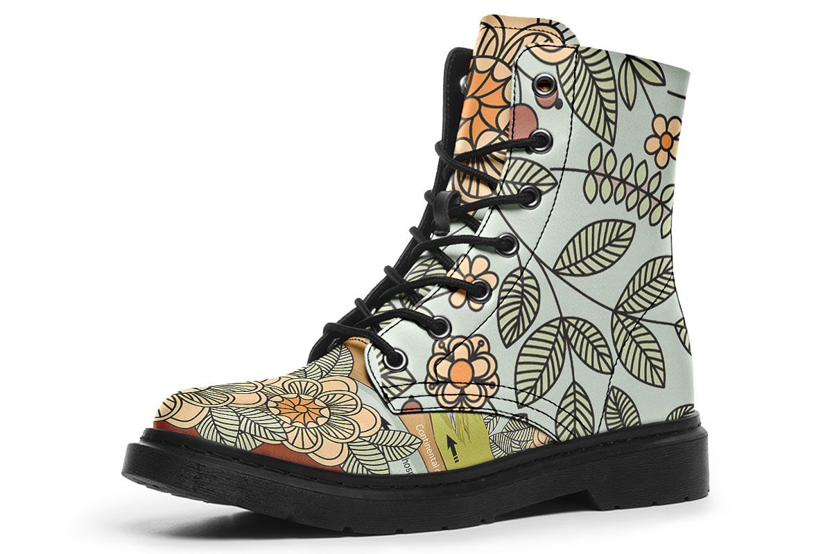 Floral Mountain Range Boots