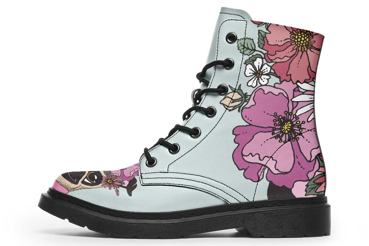 Floral Pug Boots