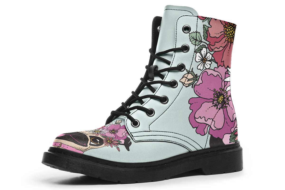 Floral Pug Boots