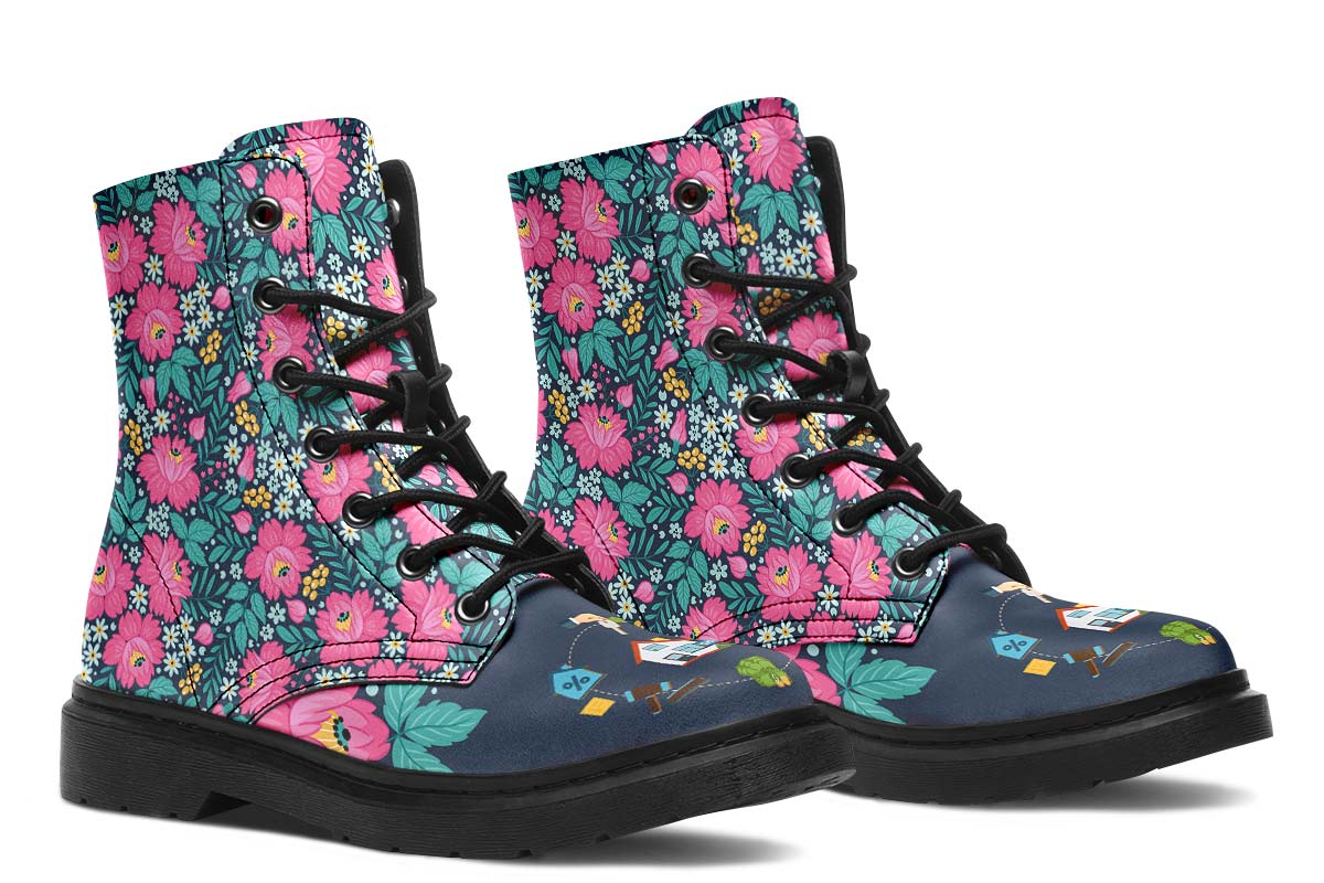 Floral Real Estate Boots