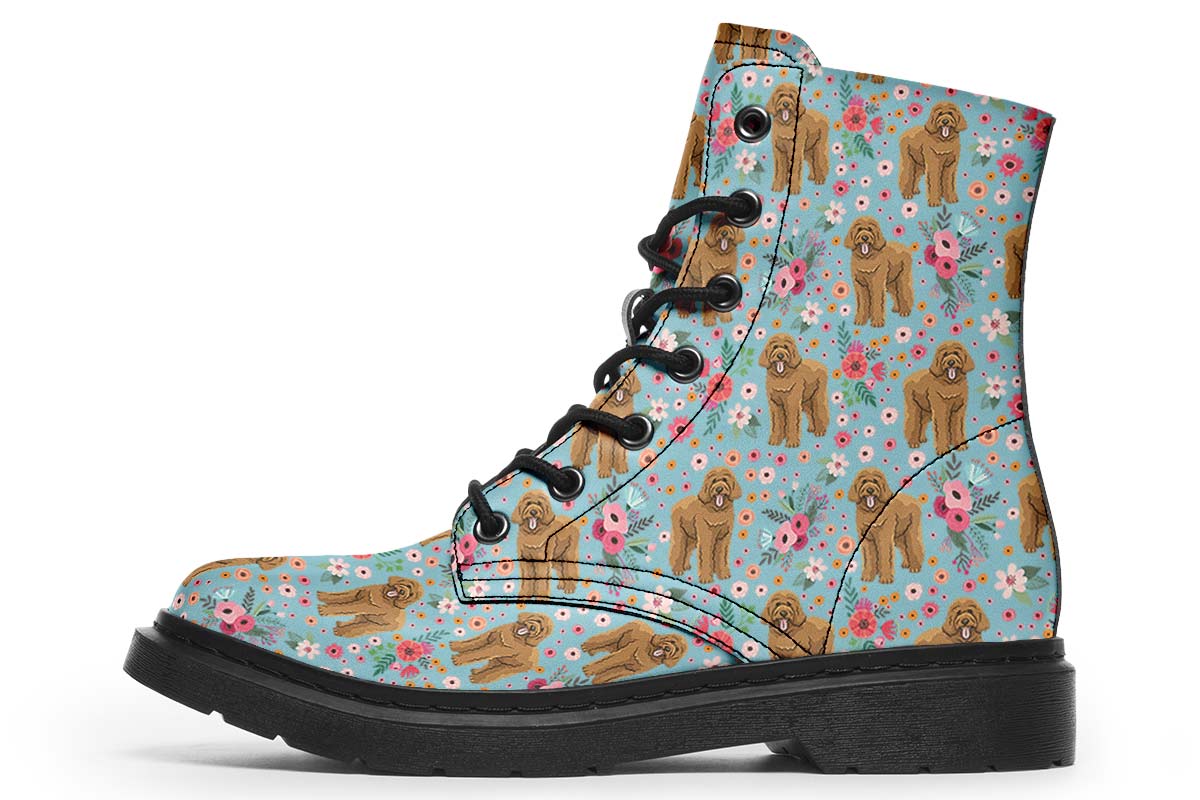 Goldendoodle Flower Boots