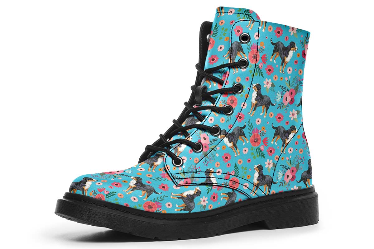 Greater Swiss Mountain Dog Flower Boots