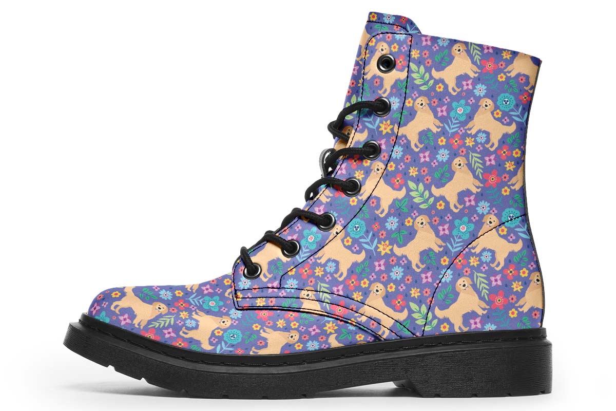 Groovy Golden Retriever Boots