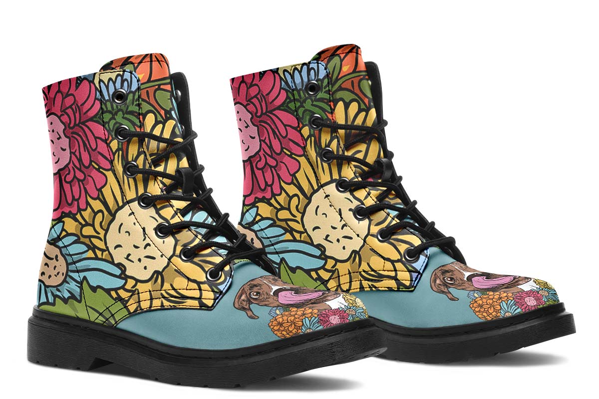 Illustrated Boxer Boots