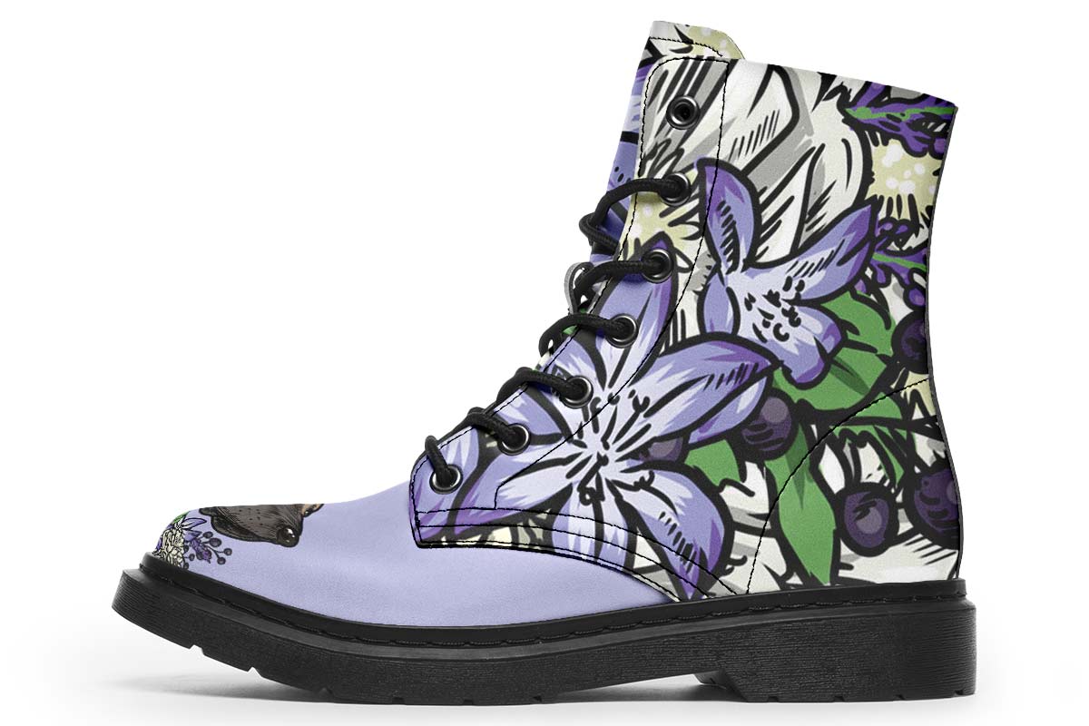 Illustrated Great Dane Boots