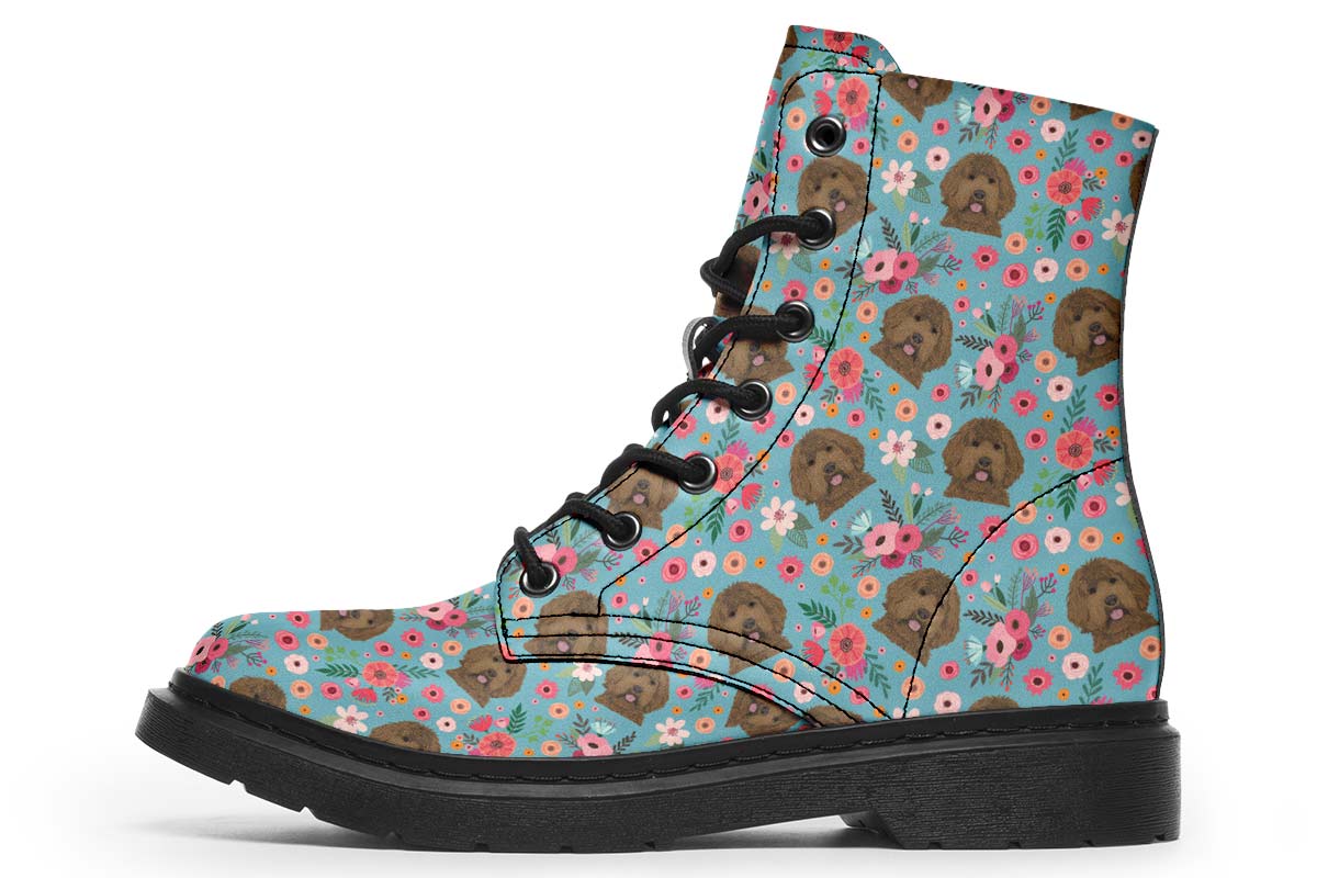 Labradoodle Flower Boots