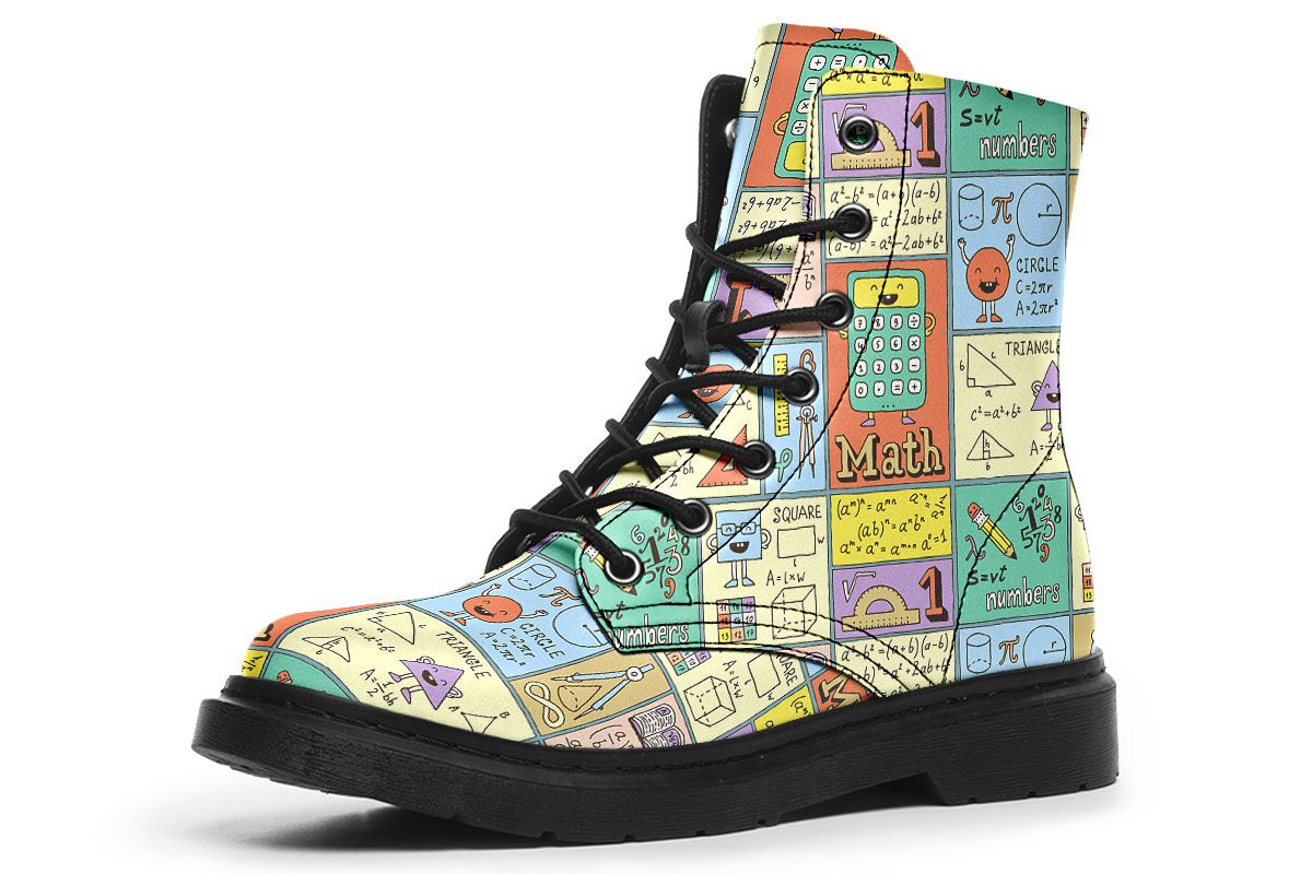 Mathematics Doodle Boots