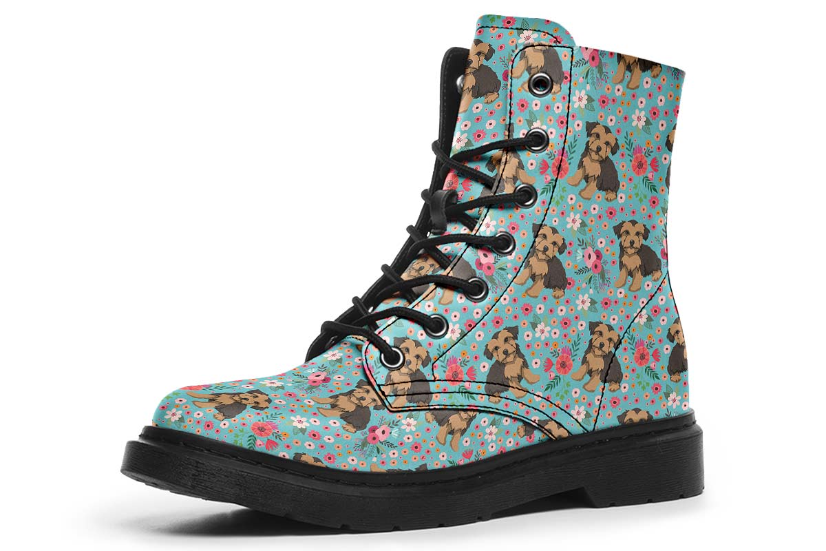 Morkie Flower Boots