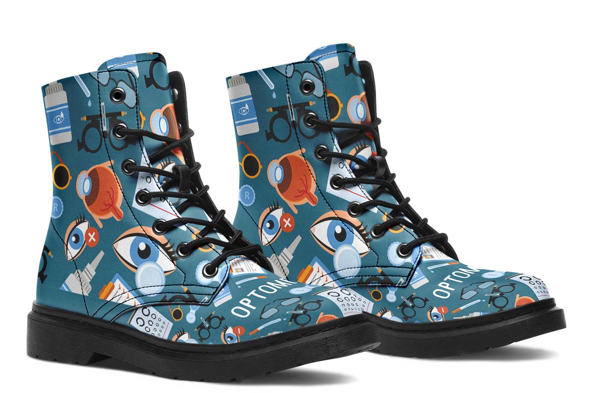 Optometry Themed Boots
