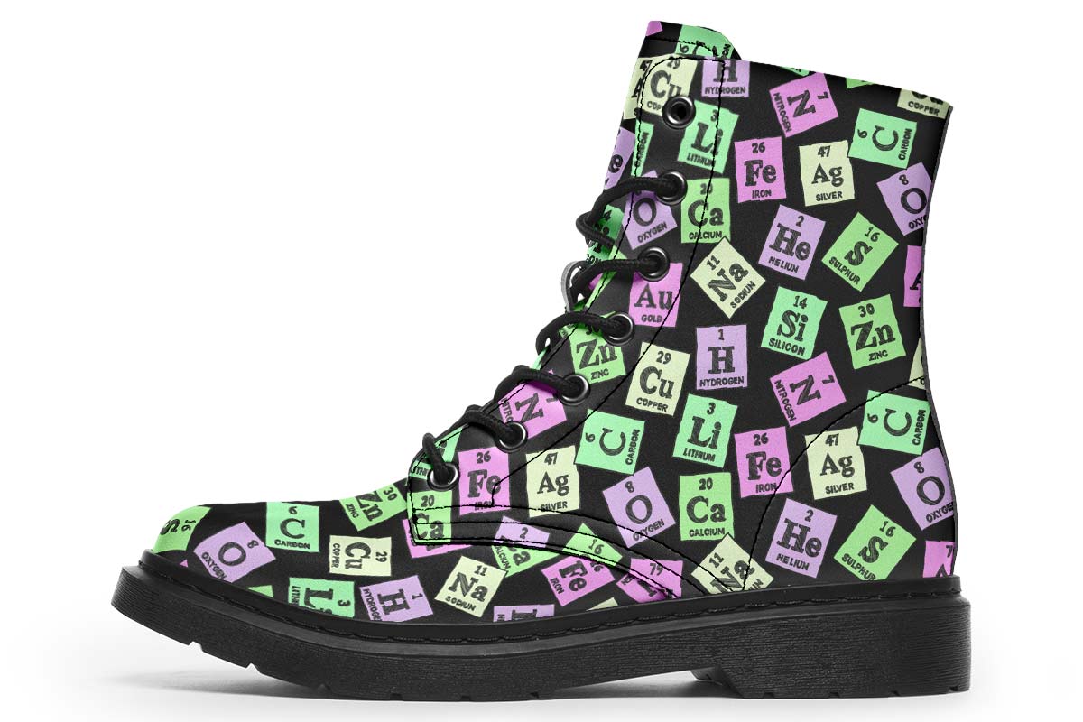 Periodic Table Pattern Boots