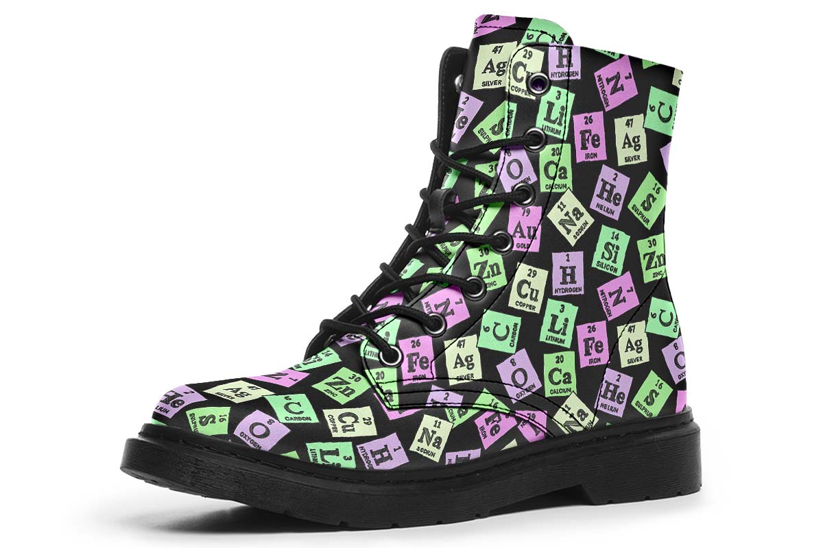 Periodic Table Pattern Boots