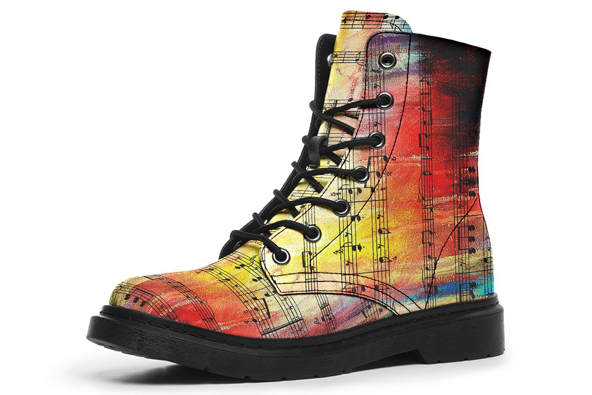 Rainbow Sheet Music Boots