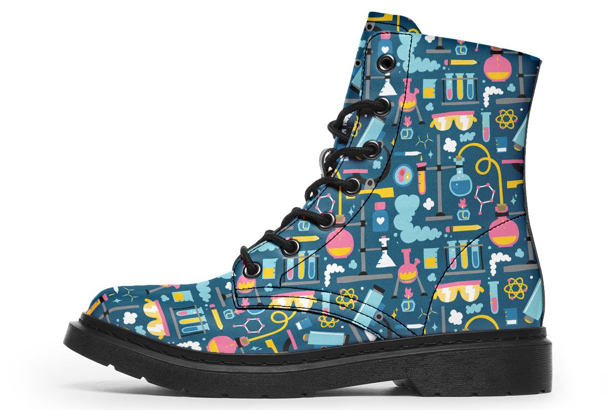 Science Lab Pattern Boots