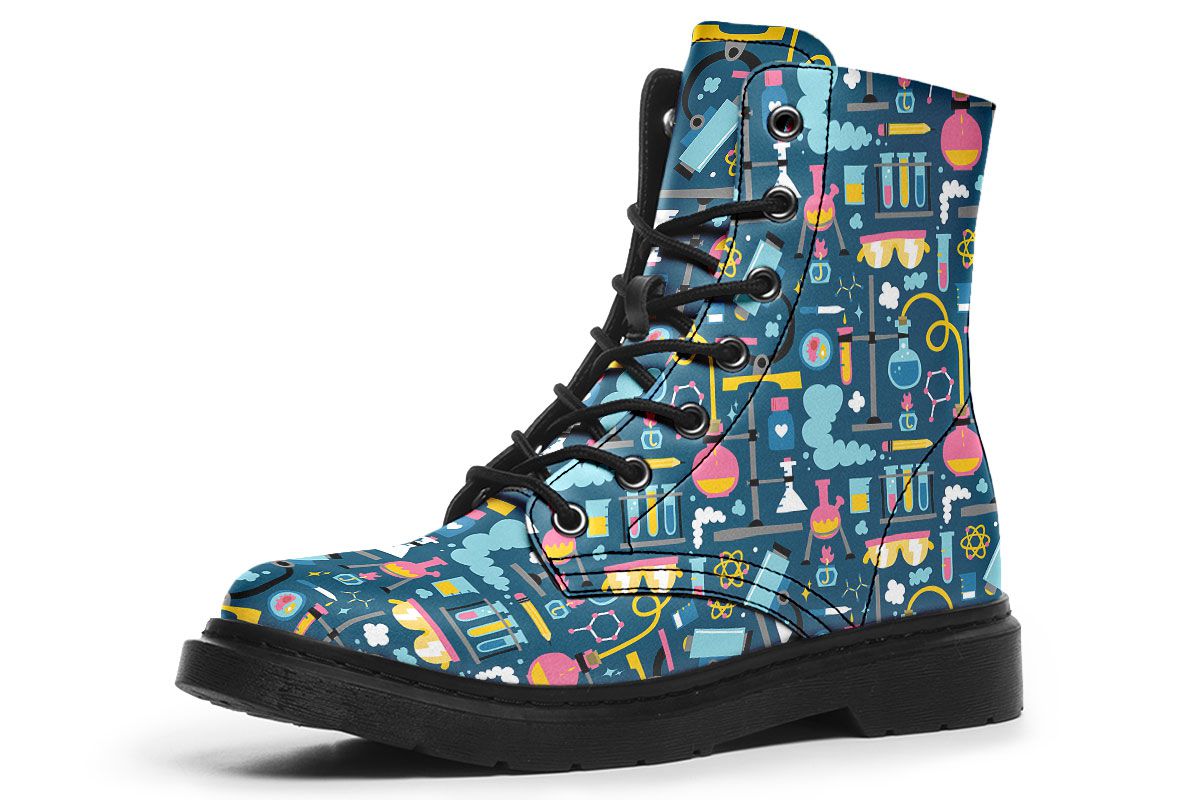 Science Lab Pattern Boots
