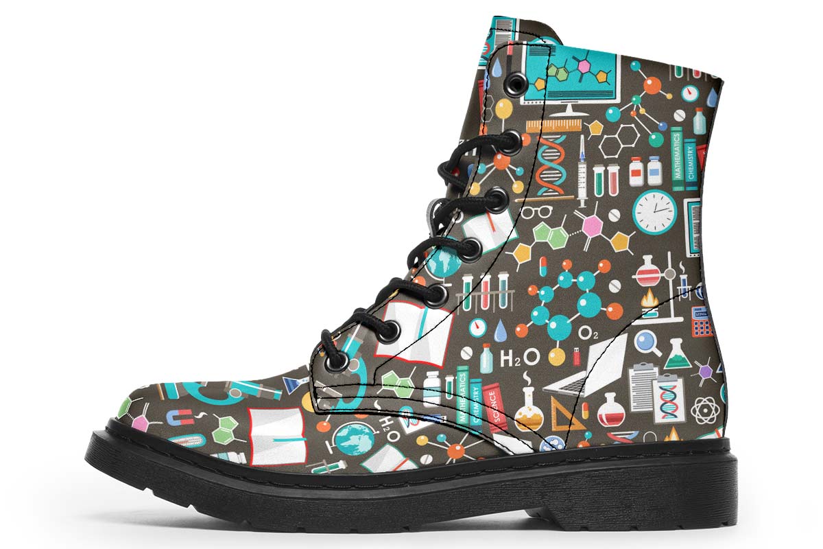 Science Pattern Boots