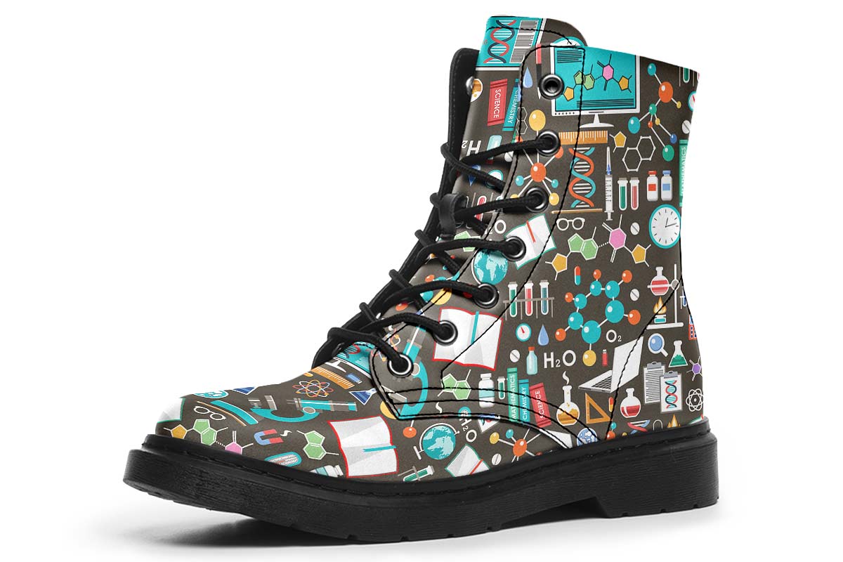 Science Pattern Boots