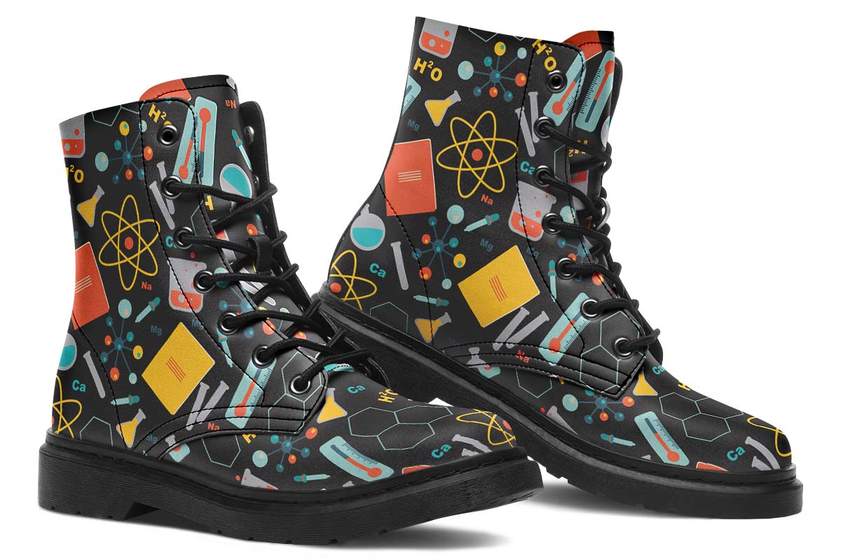 Scientist Pattern Boots