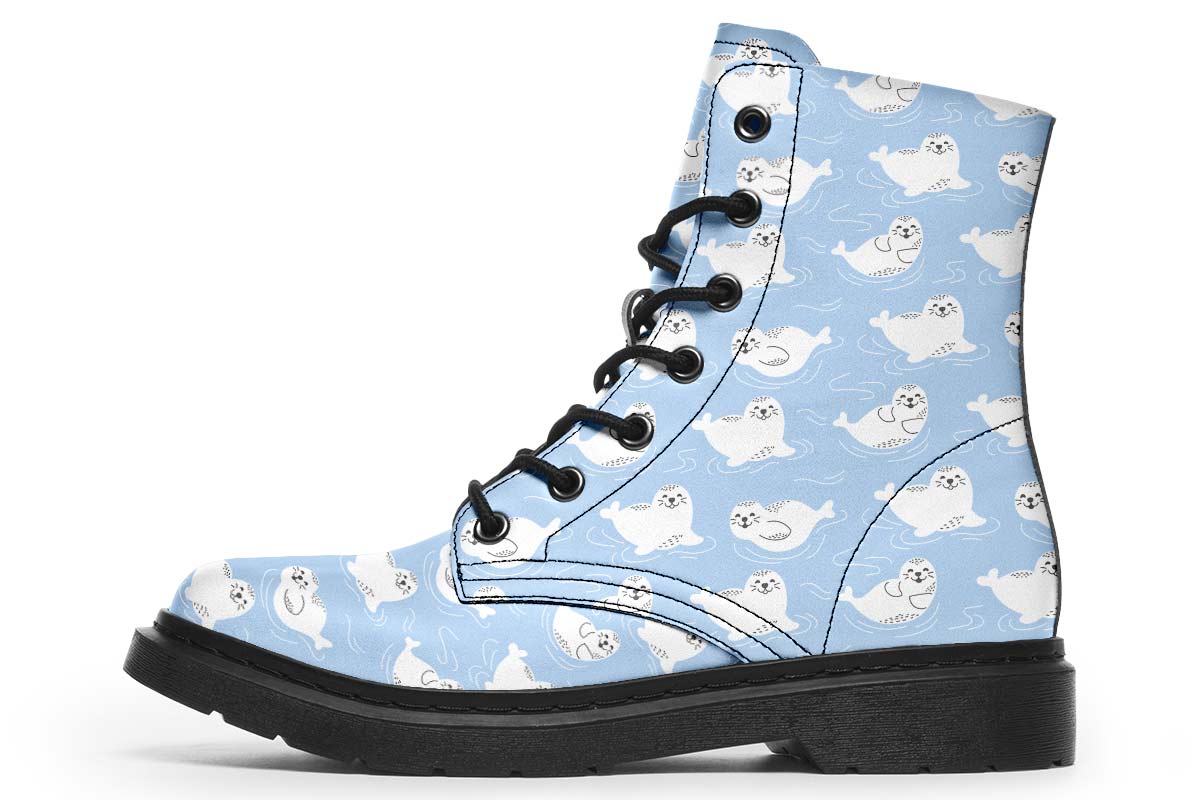 Seal Pattern Boots