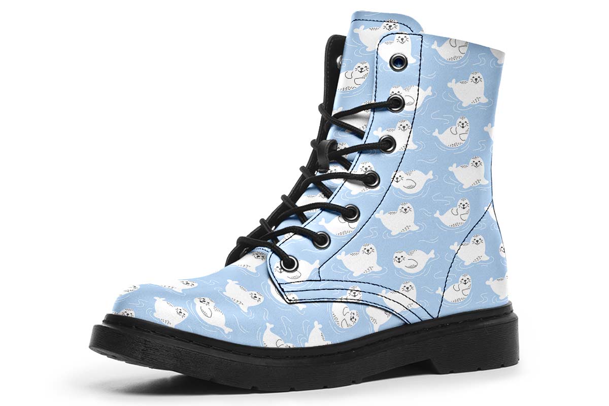 Seal Pattern Boots